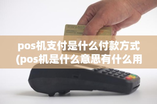 pos机支付是什么付款方式(pos机是什么意思有什么用)