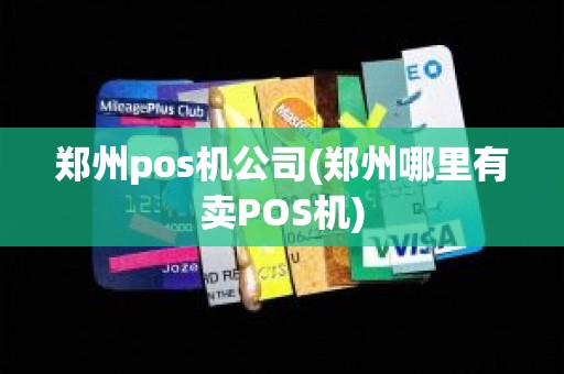 郑州pos机公司(郑州哪里有卖POS机)